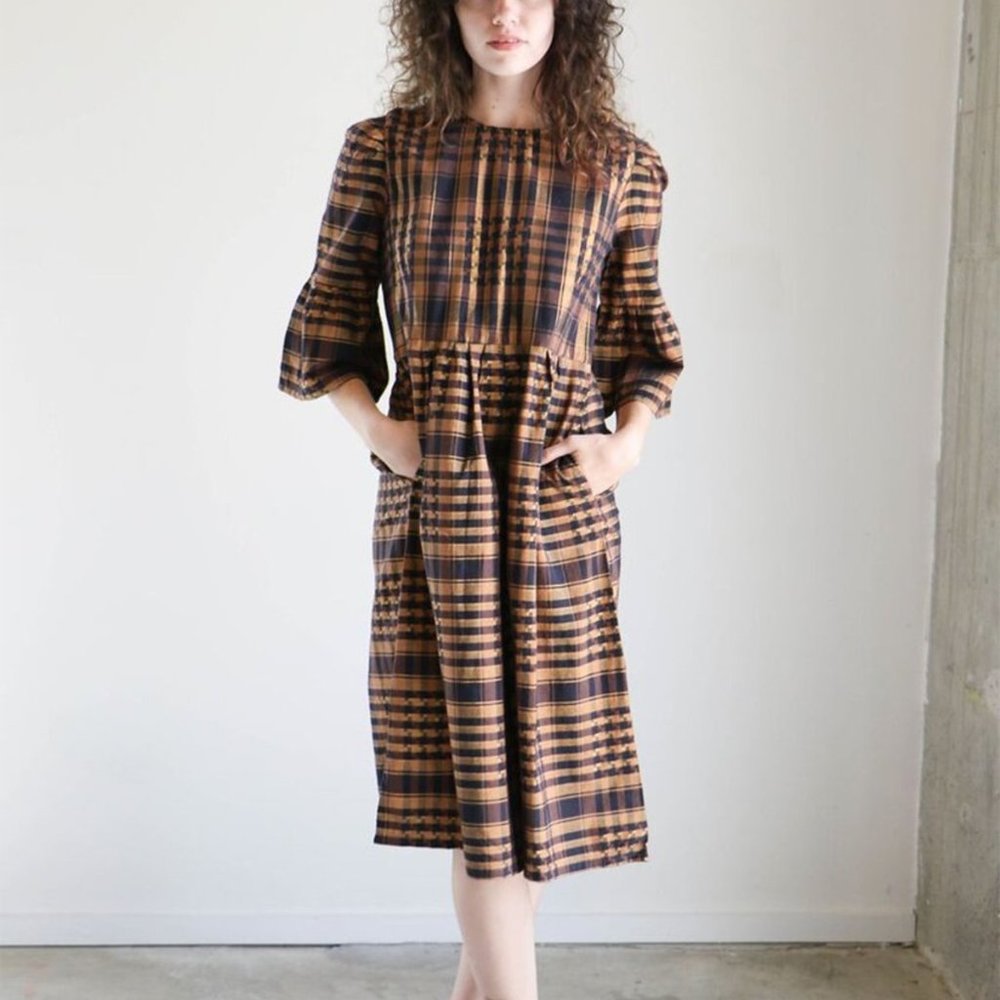 Coveted chic, effortless Ace & Jig Janis Dress in St. Honore SMALL